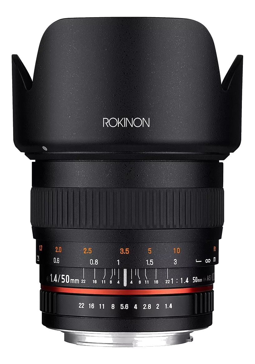 Lente Rokinon 1.4/50mm
